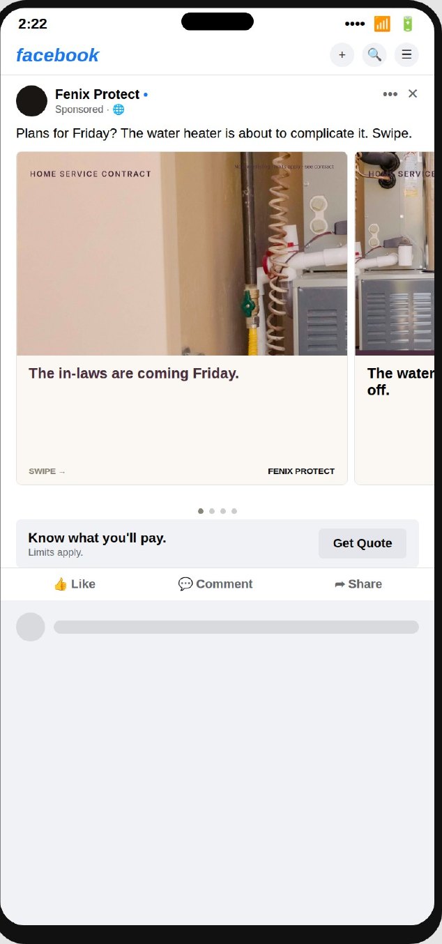 Home carousel in the feed
