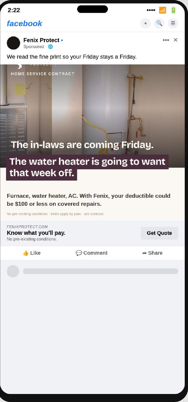 Home static A in the feed