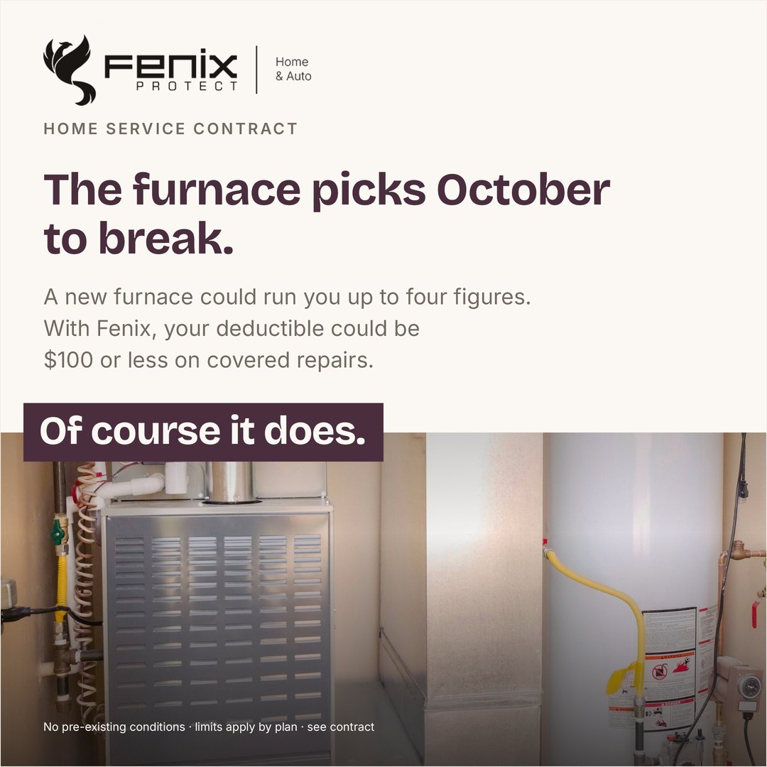 The furnace picks October to break