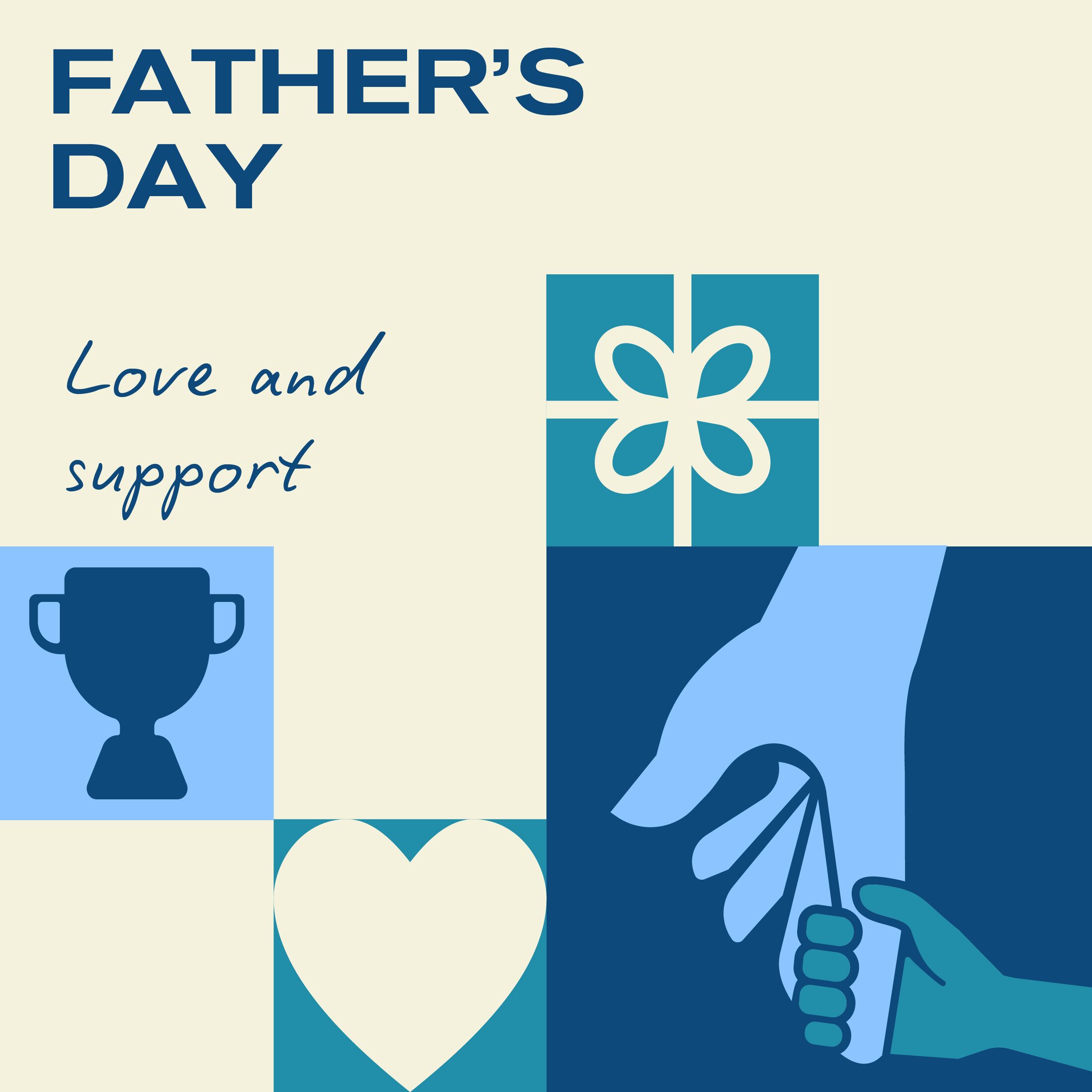 Father’s Day card in English