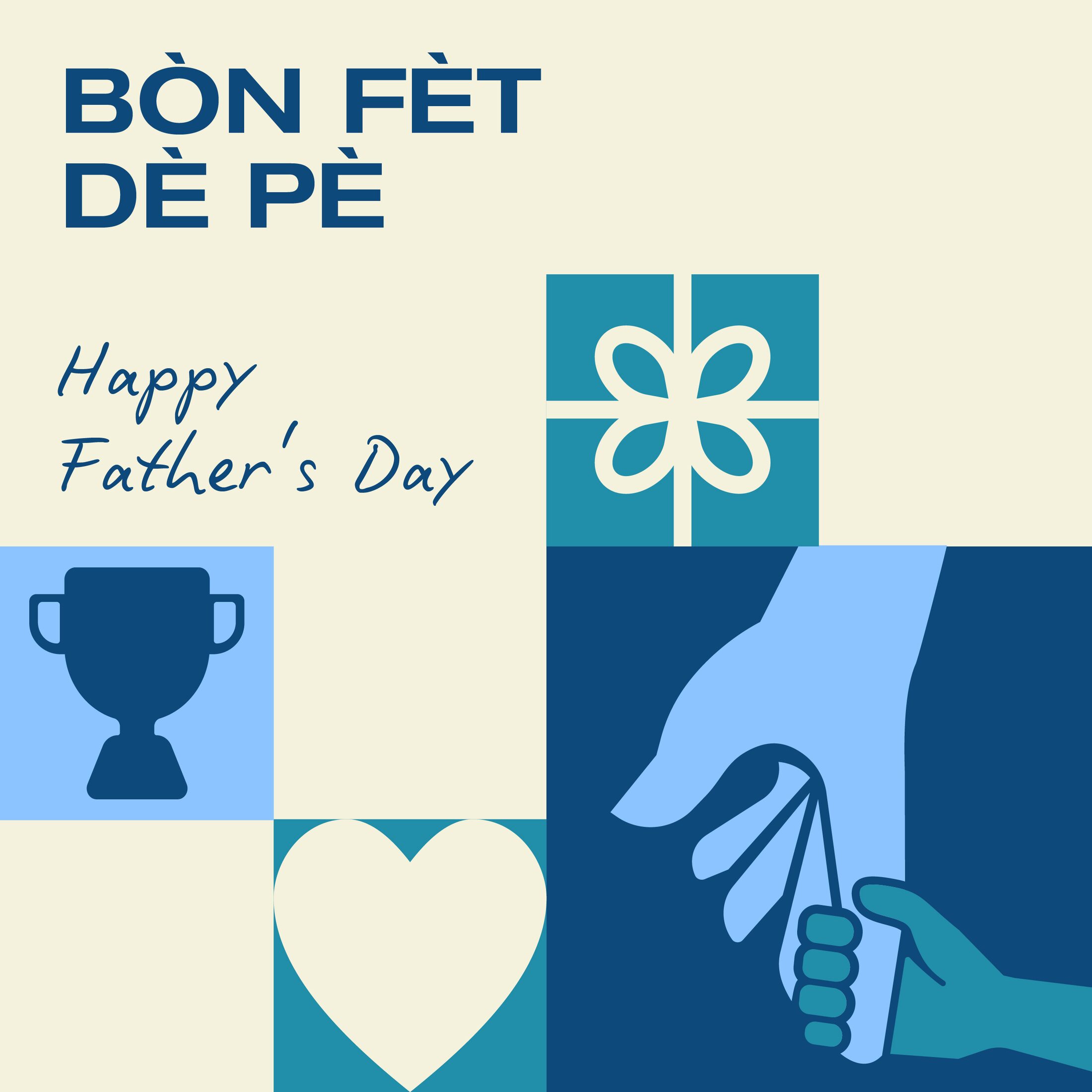 Father’s Day card in Haitian Creole