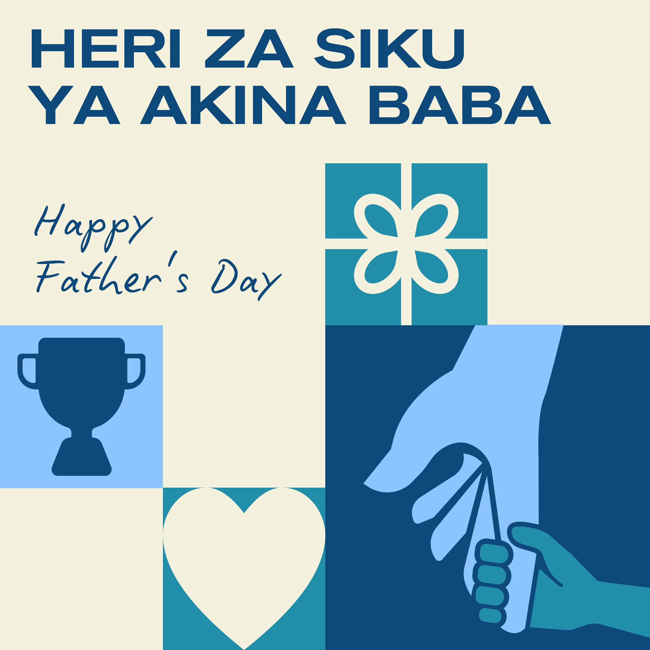 Father’s Day card in Swahili