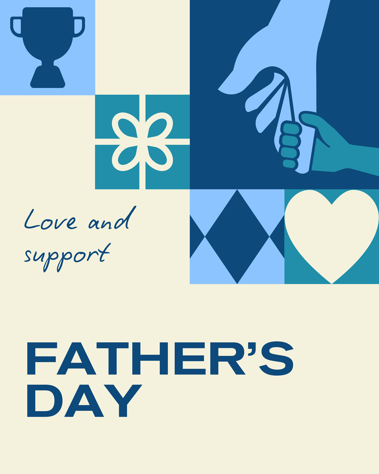 Northwestern Mutual Belonging Moments — Father's Day, 4:5 social post