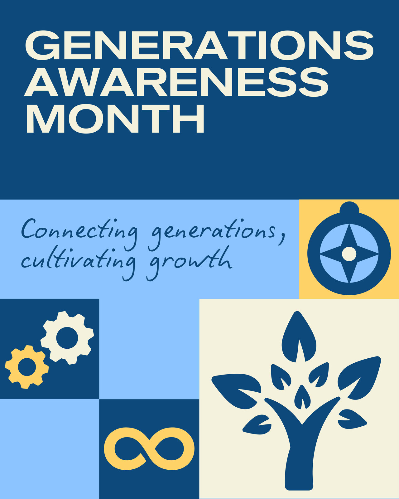 Northwestern Mutual Belonging Moments — Generations Awareness Month — Post 1, 4:5 social post