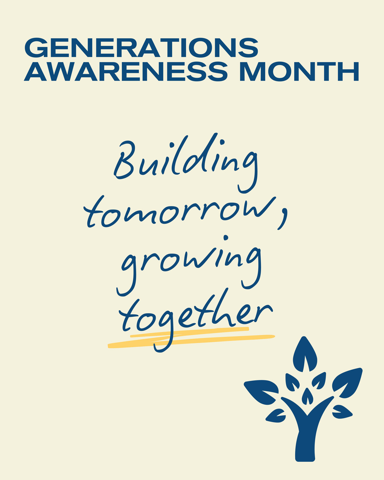 Northwestern Mutual Belonging Moments — Generations Awareness Month — Post 2, 4:5 social post