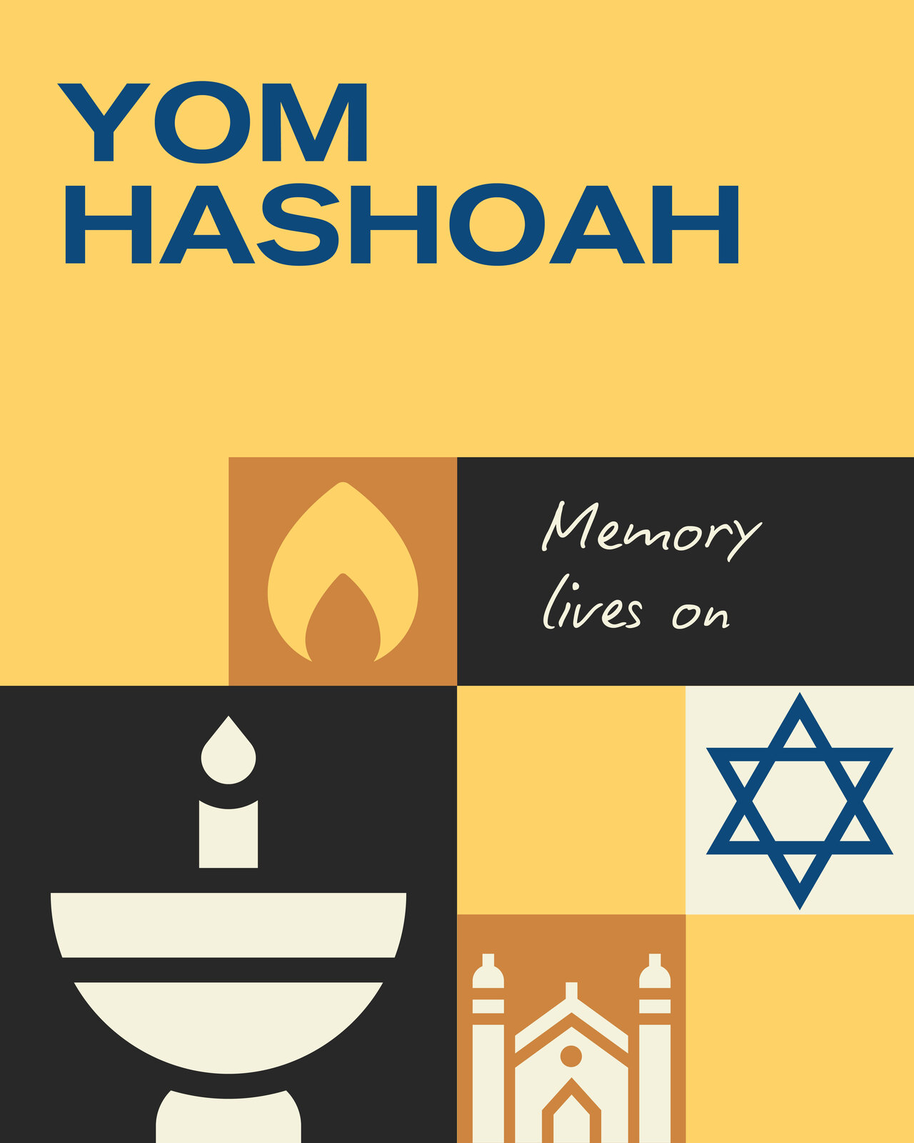 Northwestern Mutual Belonging Moments — Yom Hashoah, 4:5 social post