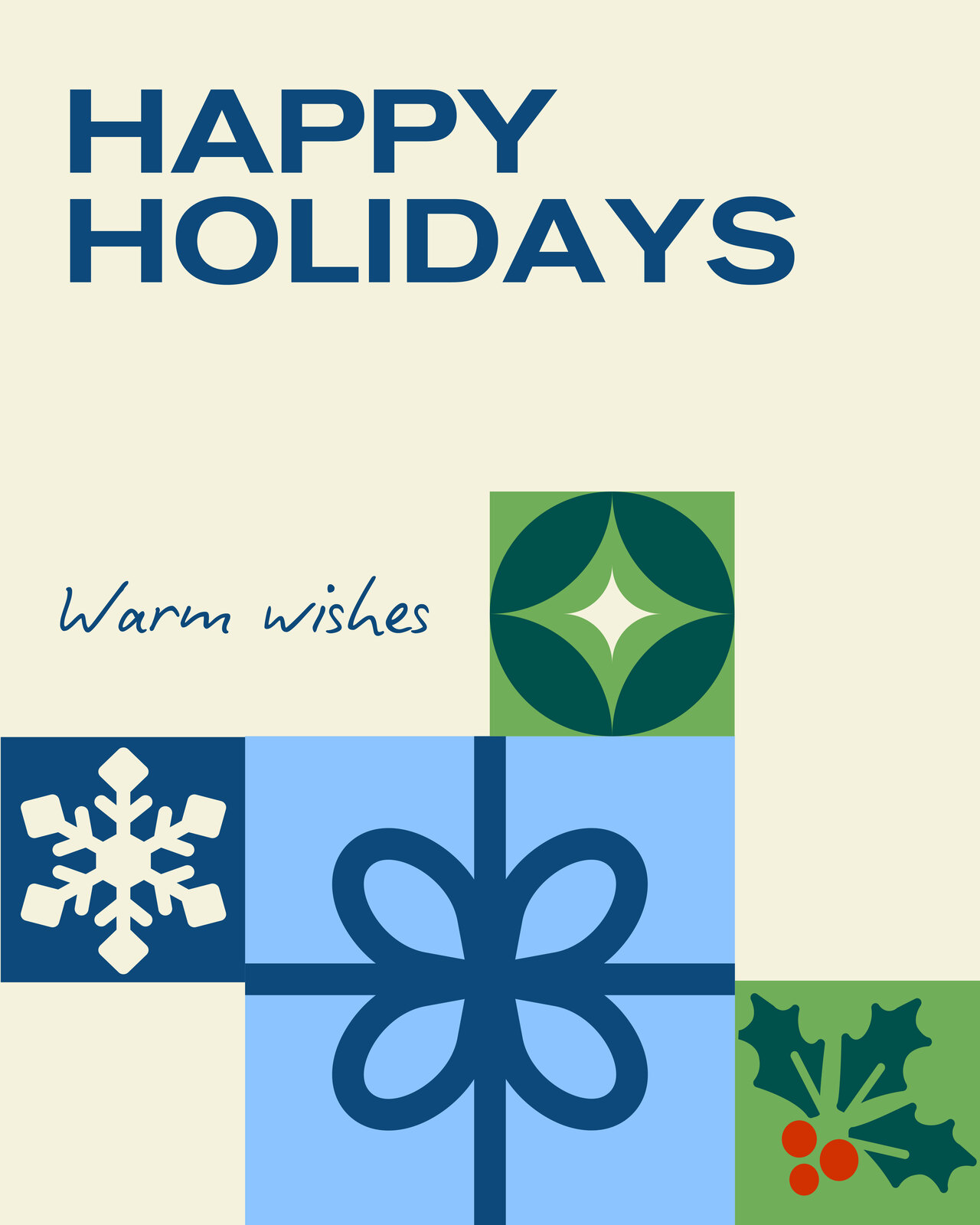 Northwestern Mutual Belonging Moments — General Happy Holidays, 4:5 social post