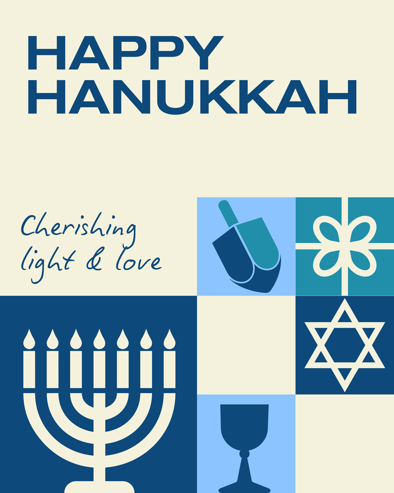 Northwestern Mutual Belonging Moments — Hanukkah, 4:5 social post