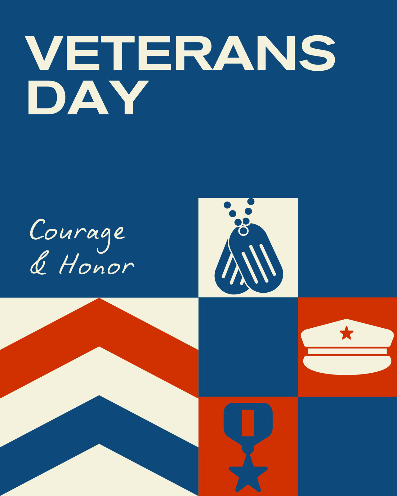 Northwestern Mutual Belonging Moments — Veterans Day, 4:5 social post