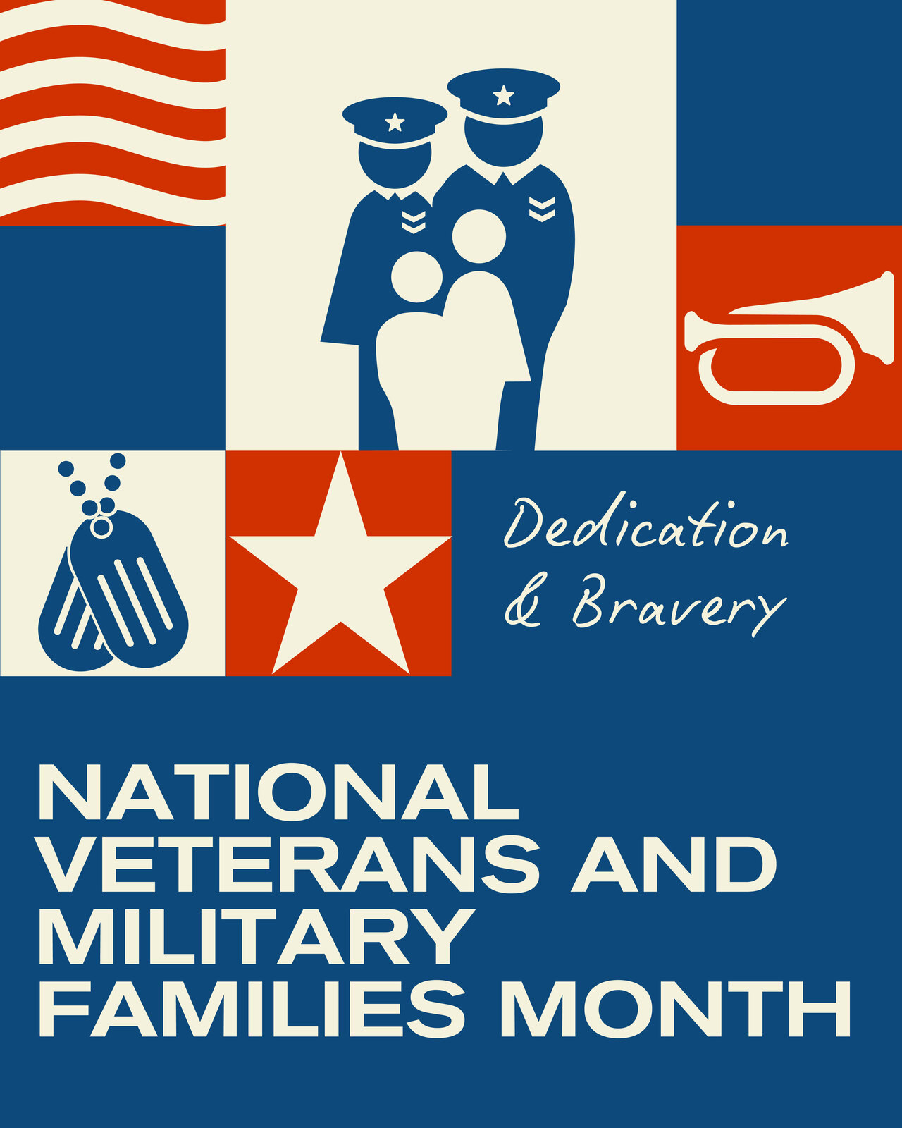 Northwestern Mutual Belonging Moments — Veterans & Military Families Month — Post 1, 4:5 social post